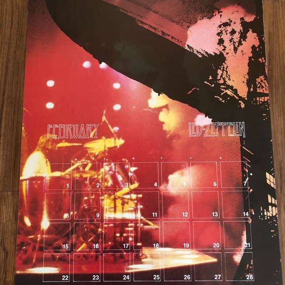 Vintage 1987 Led Zeppelin Calendar - Picture 5 of 16
